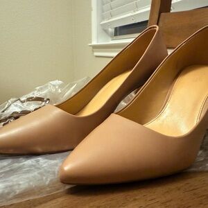 Michael Kors Tan/Nude Women's Heels Leather